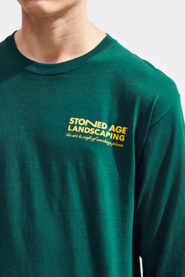 Stoned Age Landscaping Long Sleeve Tee | Urban Outfitters