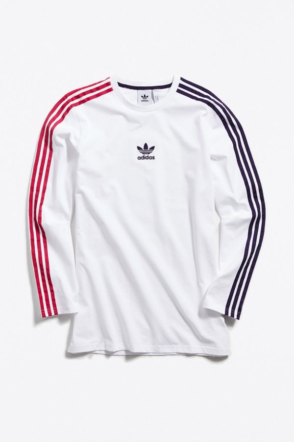 adidas 3Stripe Long Sleeve Tee Urban Outfitters