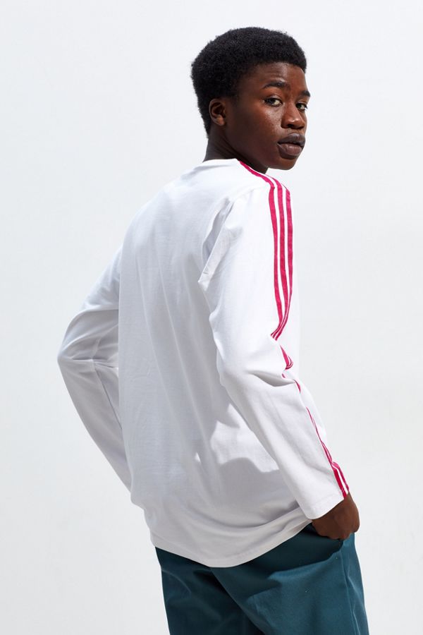 adidas 3Stripe Long Sleeve Tee Urban Outfitters
