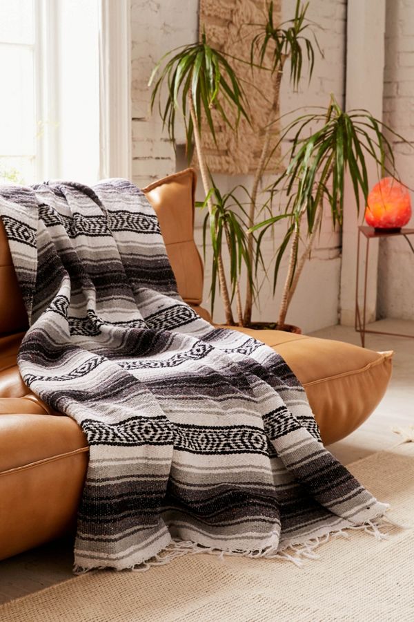 Slide View: 1: La Playa Serape Throw Blanket
