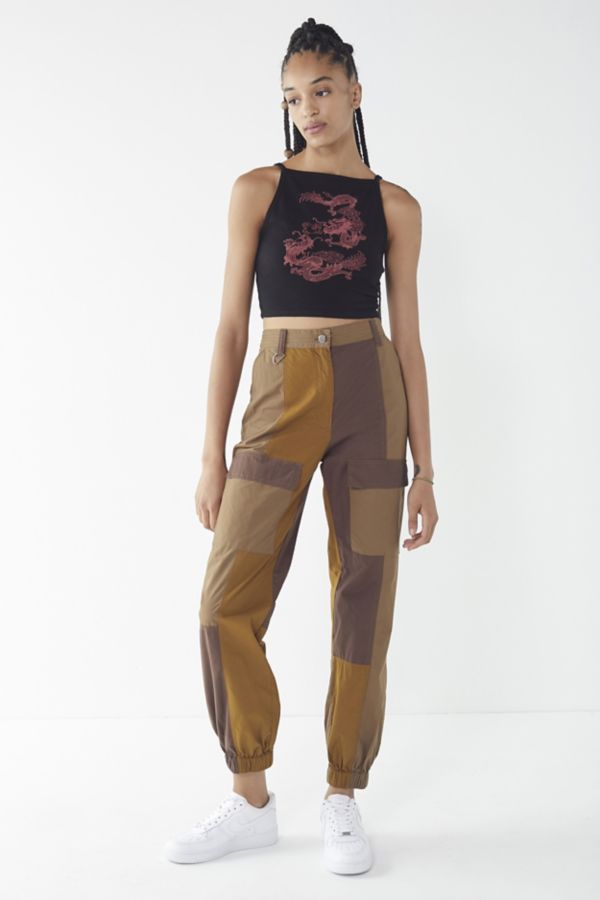 UO Camilla Patchwork Work Pant | Urban Outfitters
