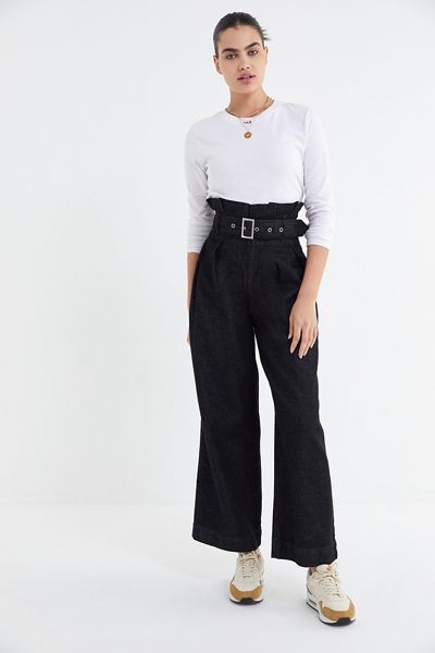 BDG Karina Belted Paperbag Jean