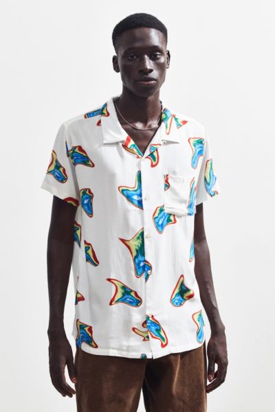 M/SF/T Mind Miso Short Sleeve Button-Down Shirt | Urban Outfitters