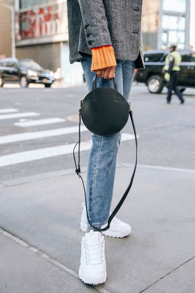 Top Handle Circle Bag