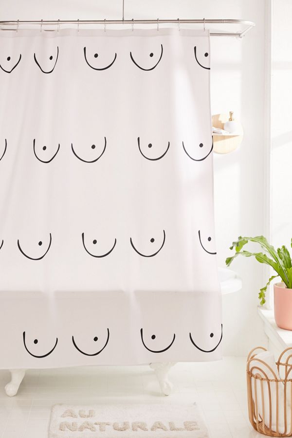 Slide View: 1: Natalie Catalina For Deny Boobs Shower Curtain