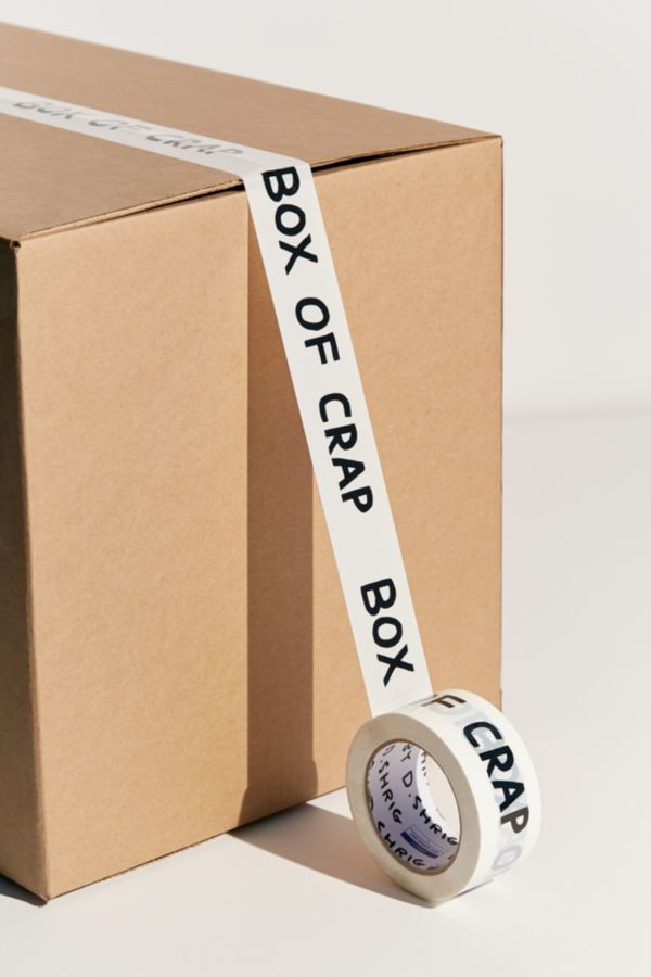 David Shrigley Box Of Crap Packing Tape Urban Outfitters
