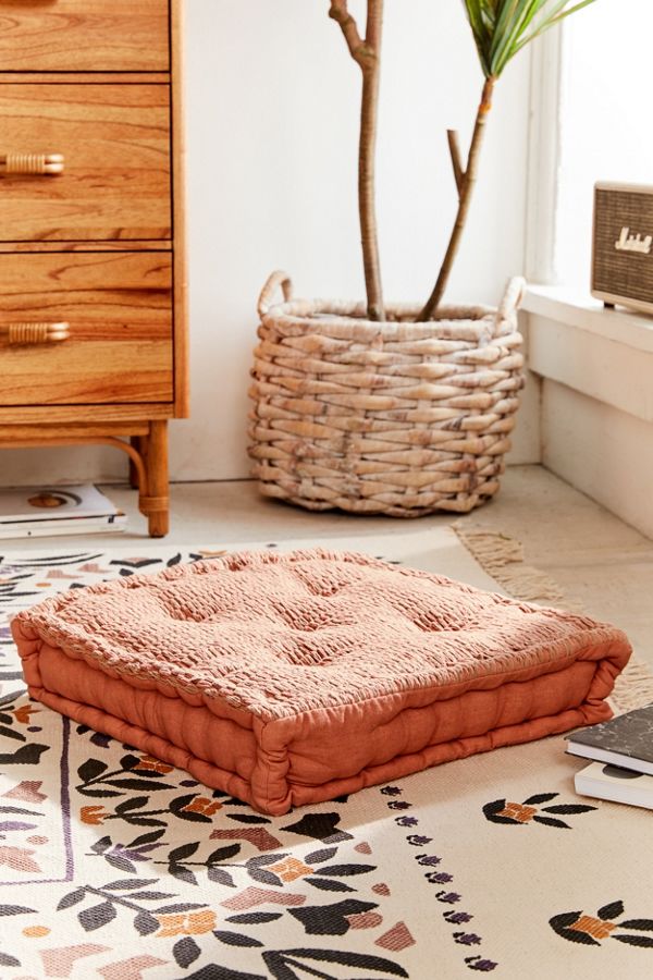 Slide View: 1: Knit Floor Pillow