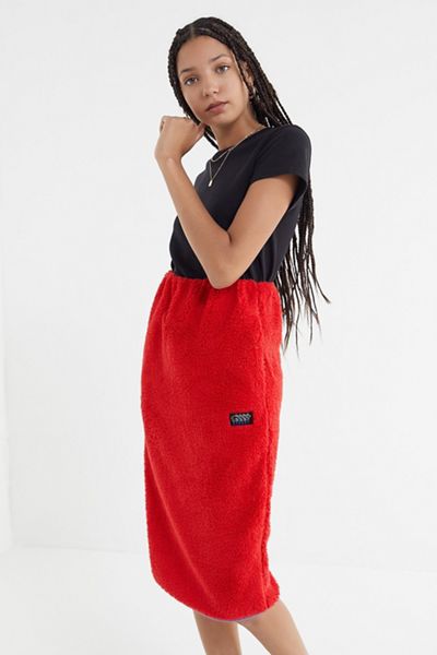 Stussy Cruzer Sherpa Midi Skirt