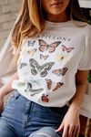 Thumbnail View 1: Butterfly Crew-Neck Tee