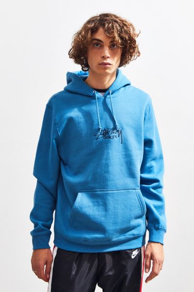 Stussy Designs Embroidered Hoodie Sweatshirt