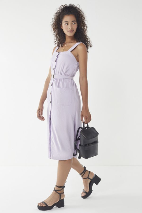 Slide View: 1: UO Cordelia Corduroy Midi Dress