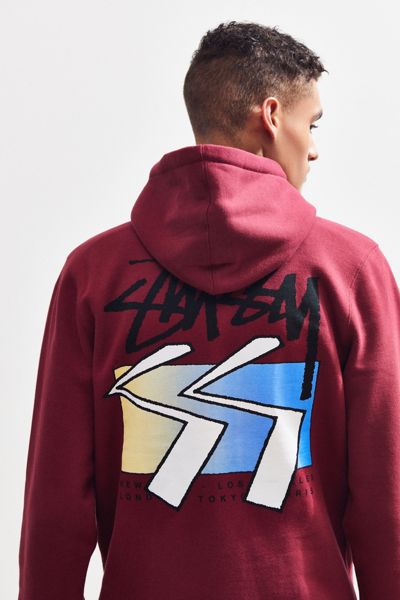 Stussy Cube Logo Hoodie Sweatshirt