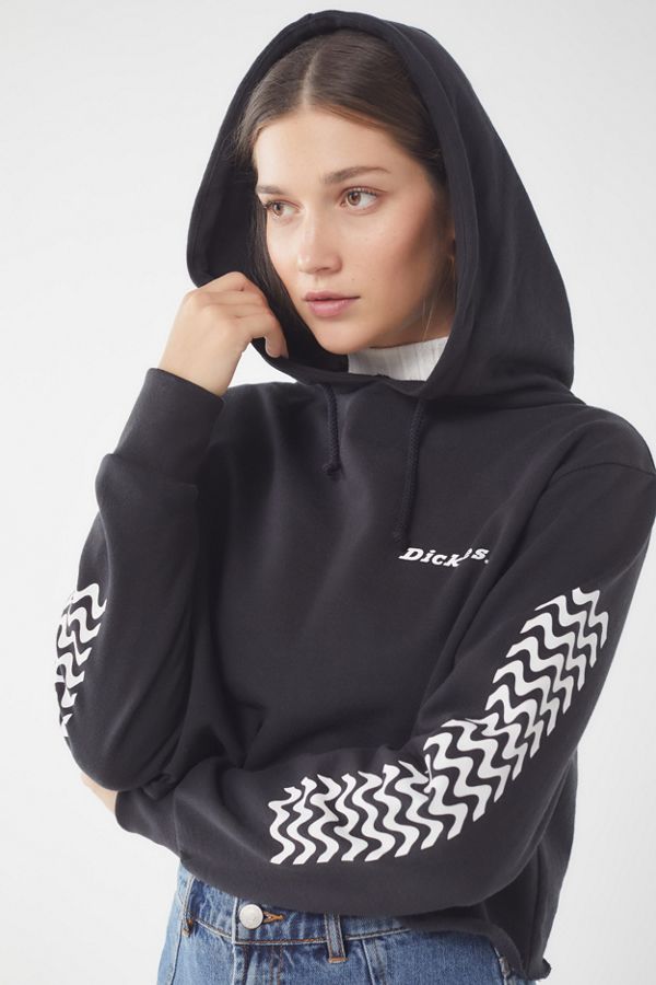 Dickies Logo Cropped Hoodie Sweatshirt | Urban Outfitters