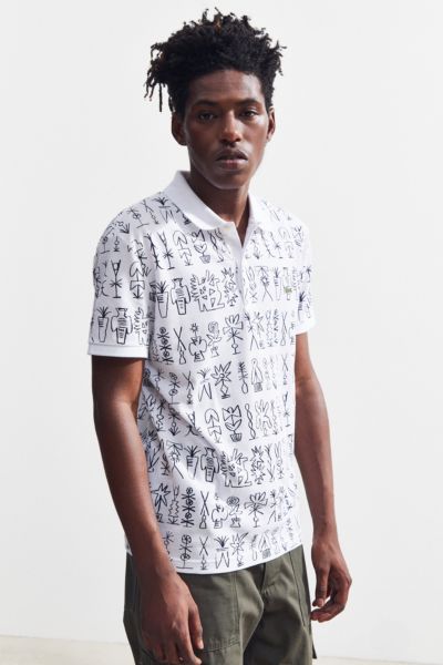 Lacoste Printed Pique Polo Shirt | Urban Outfitters