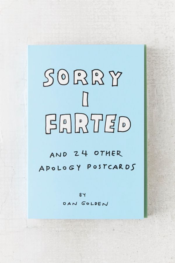 Sorry I Farted and 24 Other Apology Postcards By Knock Knock | Urban ...