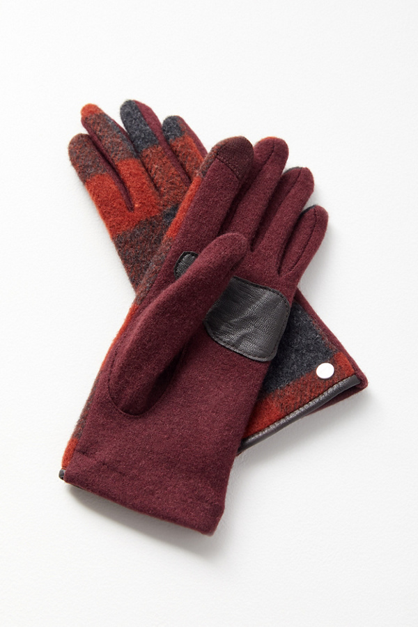 Echo Buffalo Plaid Glove Urban Outfitters