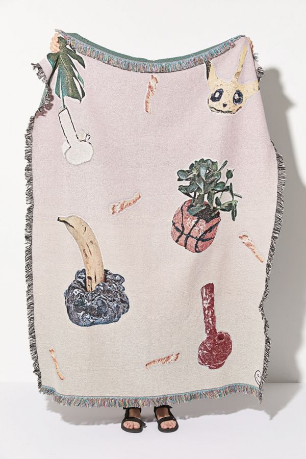 Slide View: 1: Dean Roper For UO Fun Things Woven Throw Blanket