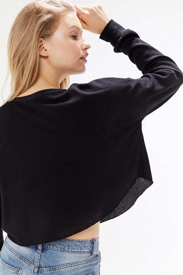 Out From Under Emmy Cropped Henley Top Urban Outfitters Canada