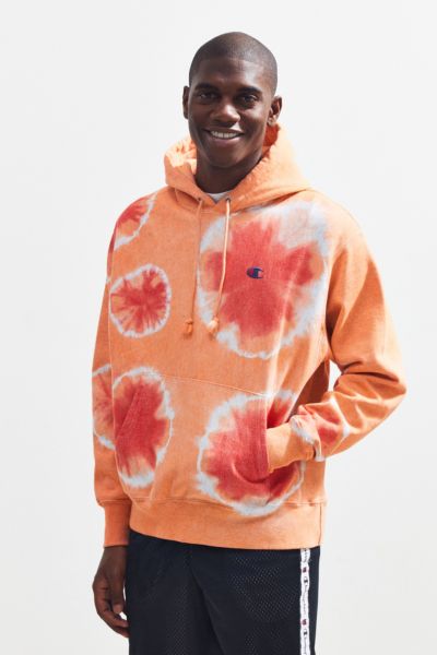 champion reverse weave tie dye hoodie