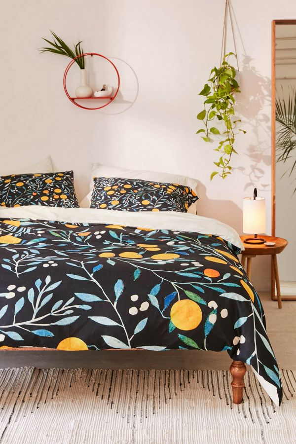 Slide View: 1: Ilsa Monttinen For Deny Orange Mania Duvet Cover