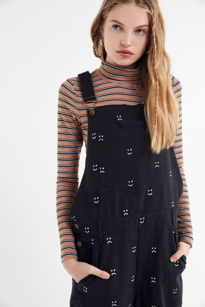 Lazy Oaf Happy Sad Dungaree Overall | Urban Outfitters