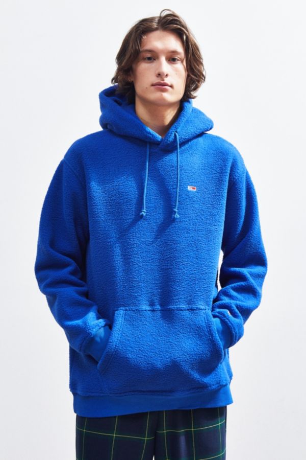 Tommy Jeans Sherpa Hoodie Sweatshirt | Urban Outfitters