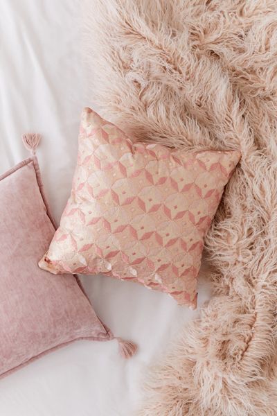 Astrid Metallic Geo Throw Pillow