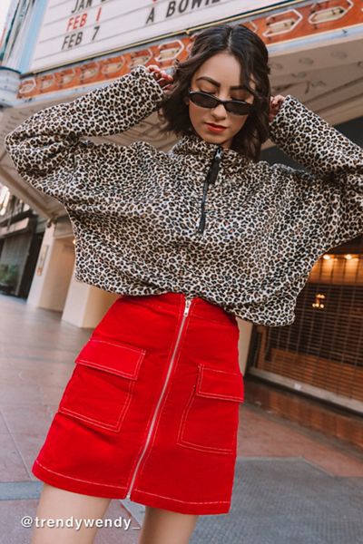 UO Angela Fleece Pullover Top    