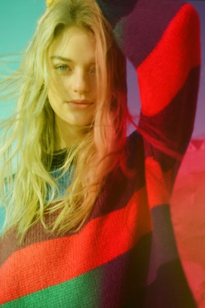 UO Bobby Boyfriend Striped Crew-Neck Sweater 