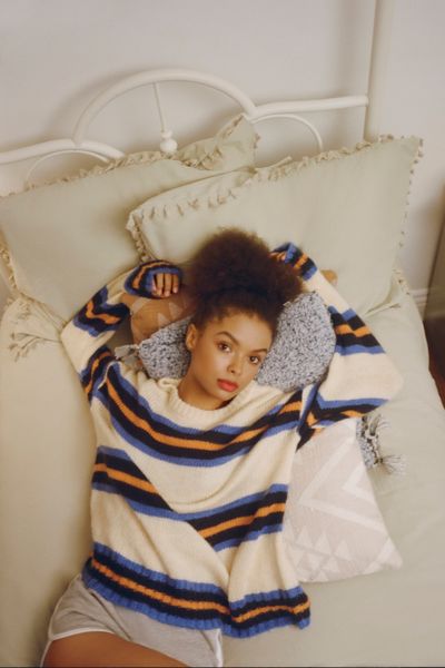 UO Bobby Boyfriend Striped Crew-Neck Sweater 
