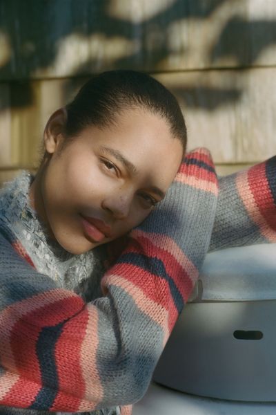 UO Bobby Boyfriend Striped Crew-Neck Sweater 