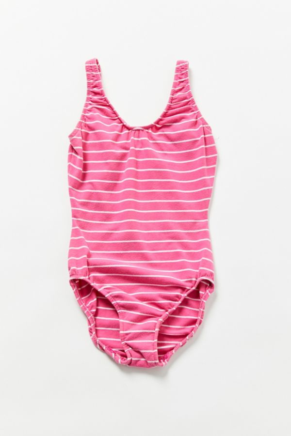 Vintage Hot Pink Striped Bodysuit | Urban Outfitters