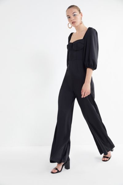 Capulet Manzanita Bustier Puff Sleeve Jumpsuit | Urban Outfitters