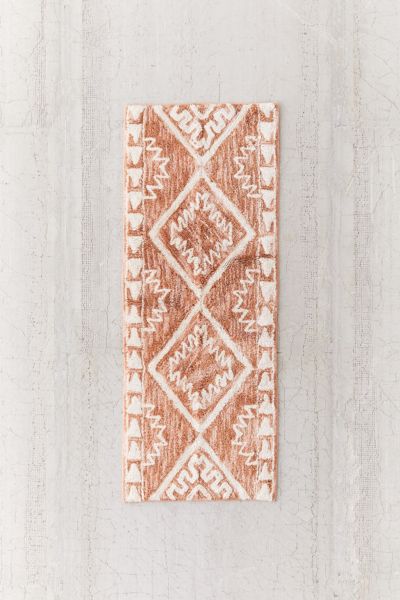 Urban Outfitters Sienna Kilim Bath Mat In Apricot