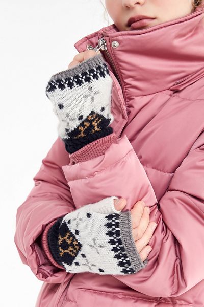 Fair Isle Fingerless Glove