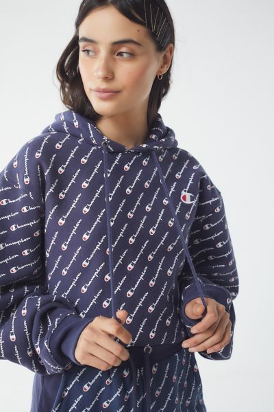 urban outfitters champion cropped hoodie