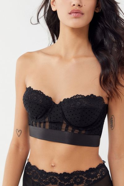 Out From Under Betty Lace Strapless Bustier Bra