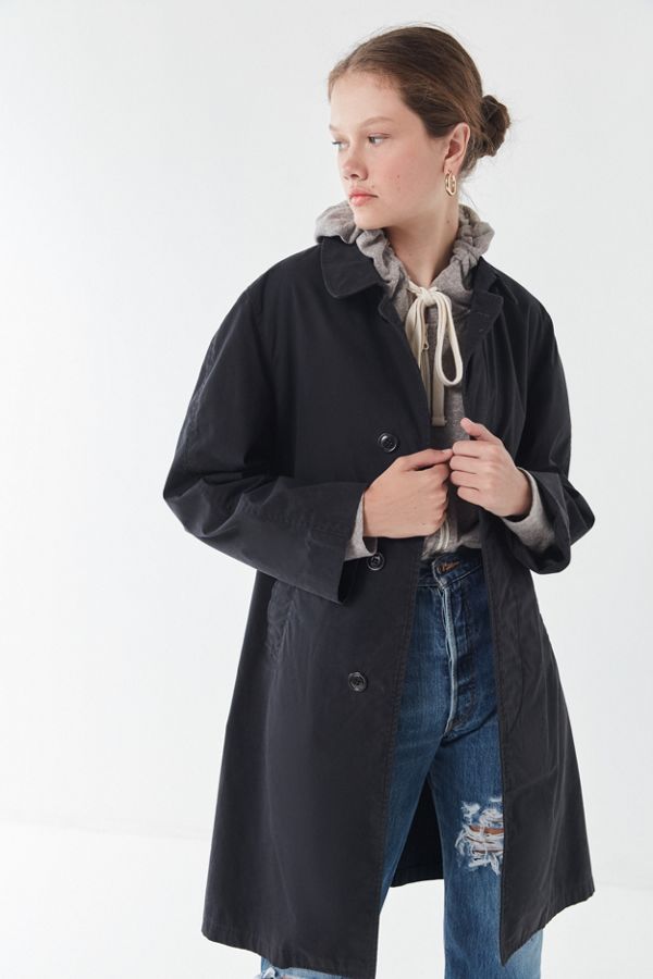 Vintage Oversized Longline Military Jacket Urban Outfitters