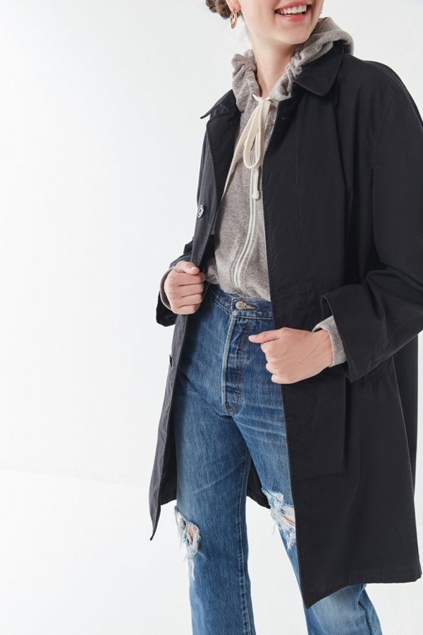 Vintage Oversized Longline Military Jacket Urban Outfitters