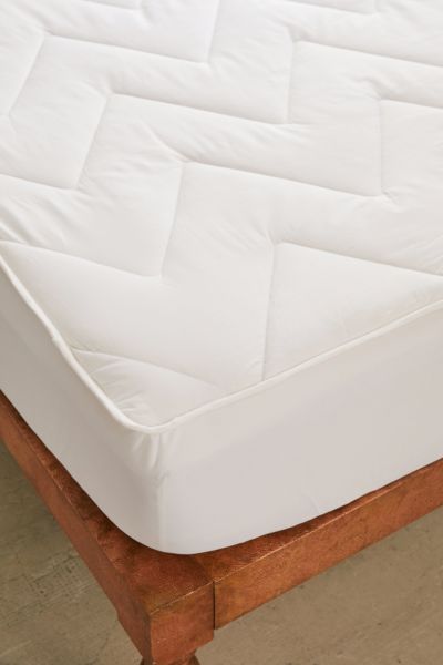 Urban Outfitters Cotton Mattress Protector In White
