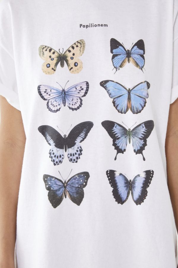 Blue Butterfly Tee | Urban Outfitters Canada