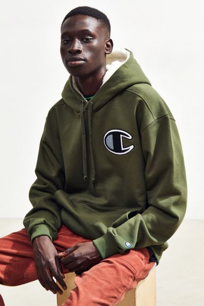 champion sherpa fleece hoodie