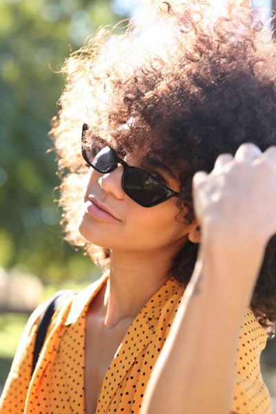 Cleo Square Cat-Eye Sunglasses