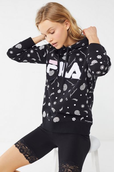 FILA X Fleamadonna UO Exclusive Talia Hoodie Sweatshirt