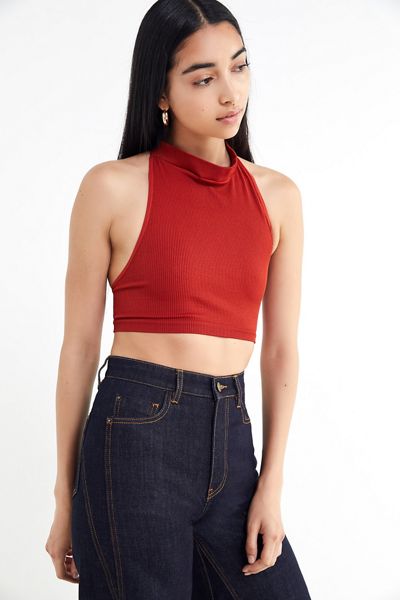 Out From Under Blades Of Glory Seamless Mock-Neck Bra Top