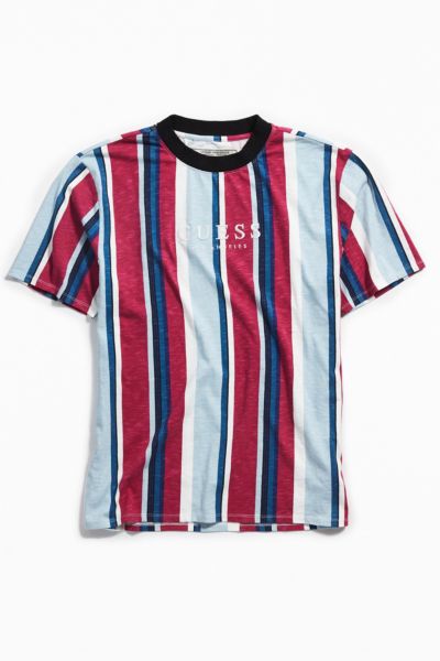 guess go sayer stripe tee