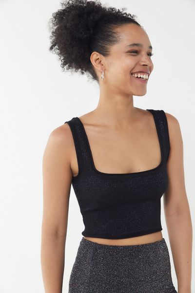 UO Tierney Textured Sweater Tank Top