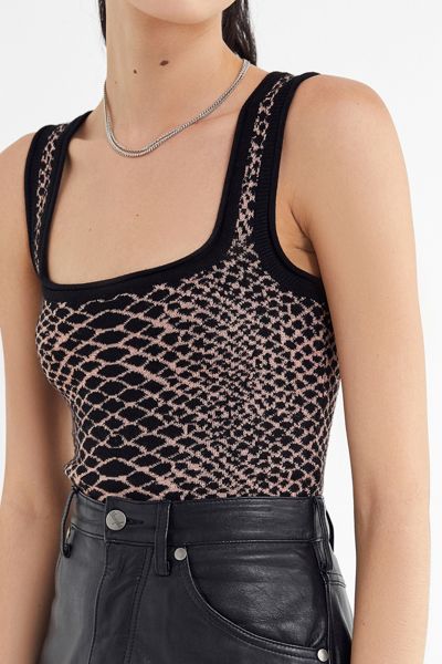 UO Tierney Textured Sweater Tank Top