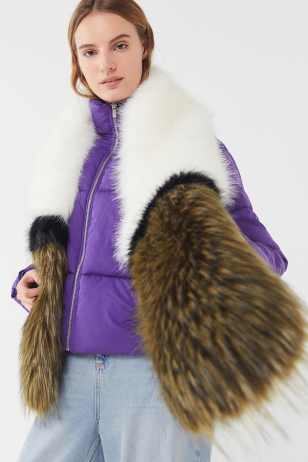 Faux Fur Stole Scarf