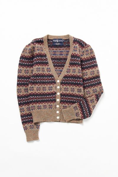 Vintage Ralph Lauren Fair Isle Cardigan | Urban Outfitters